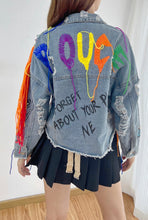 Load image into Gallery viewer, Patch Denim Jacket