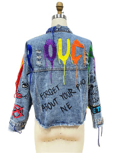 Patch Denim Jacket