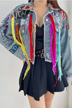 Load image into Gallery viewer, Patch Denim Jacket
