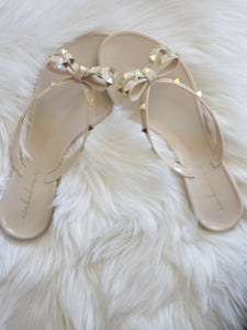 BUTTERSCOTCH STUDDED SANDALS