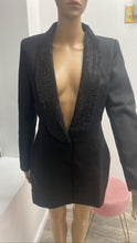Load image into Gallery viewer, Bedazzled Blazer Dress
