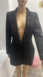 Bedazzled Blazer Dress