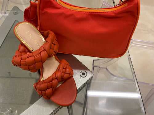 Sweetheart Burnt Orange Heels