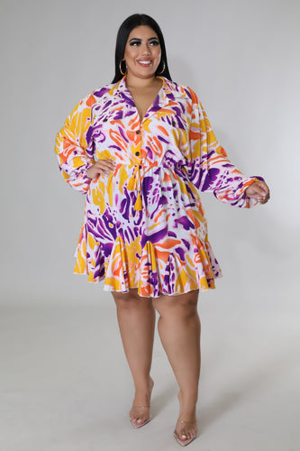 PEACHY DRESS PLUS SIZE
