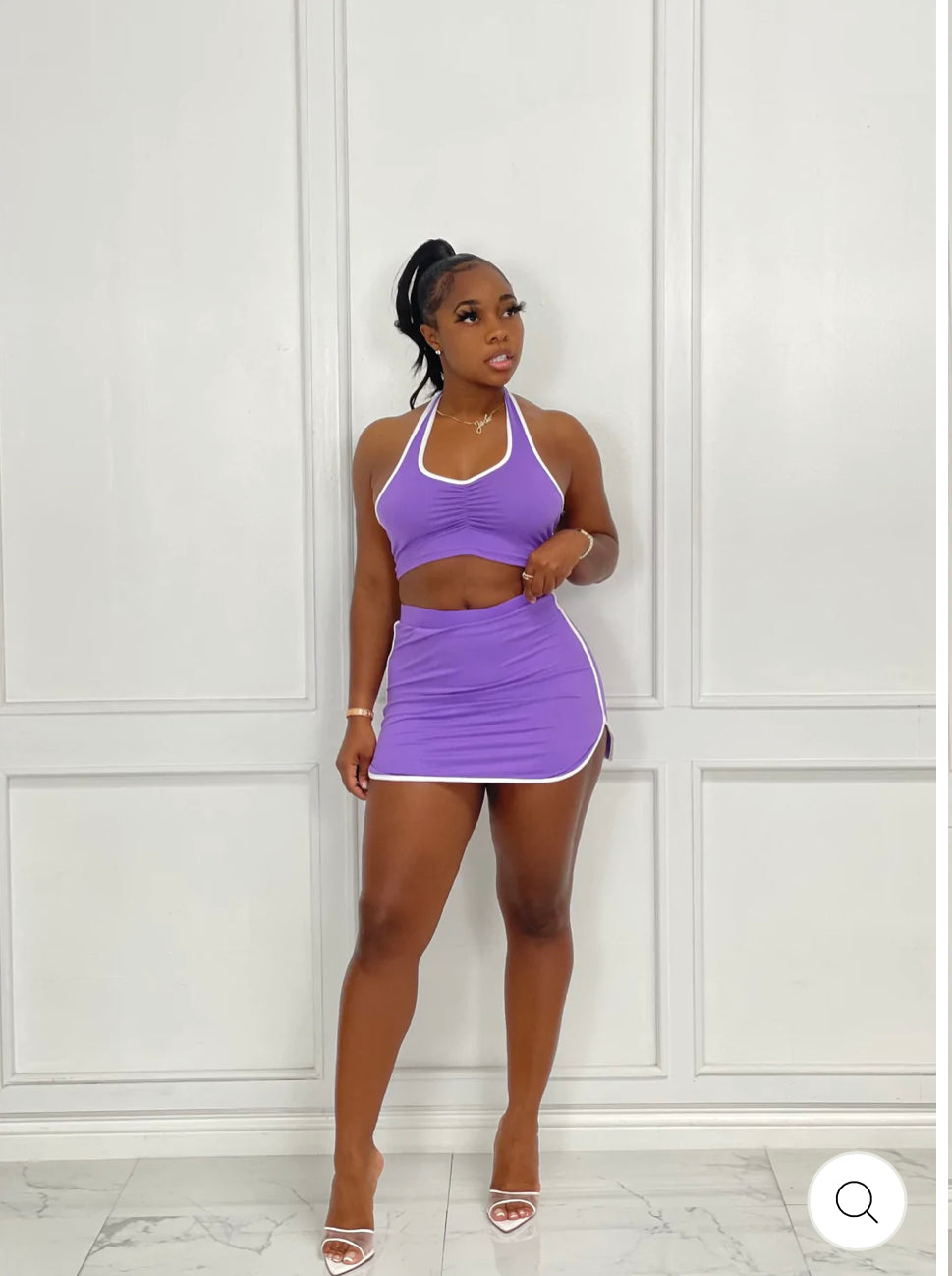 BASIC SKIRT SET LAVENDAR