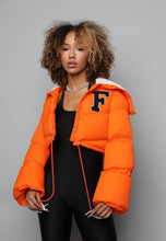 Load image into Gallery viewer, Crop Puffer Jacket