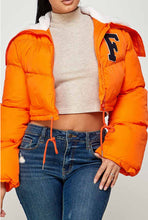 Load image into Gallery viewer, Crop Puffer Jacket