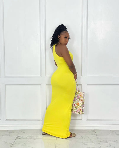RACER BACK MAXI YELLOW