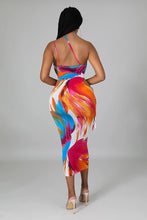 Load image into Gallery viewer, Orange Burst Dress