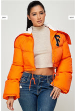 Load image into Gallery viewer, Crop Puffer Jacket