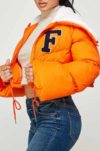Load image into Gallery viewer, Crop Puffer Jacket
