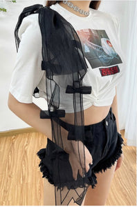 Ruffled Crop T-Shirt