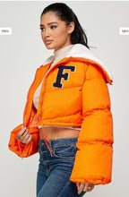 Load image into Gallery viewer, Crop Puffer Jacket