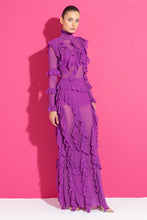 Load image into Gallery viewer, Magenta Mesh Dress