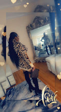 Load image into Gallery viewer, CHEETAH PRINT HIGH NECK DRESS