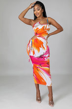Load image into Gallery viewer, Orange Burst Dress