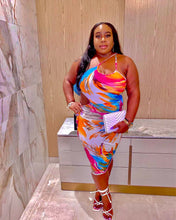 Load image into Gallery viewer, Orange Burst Dress